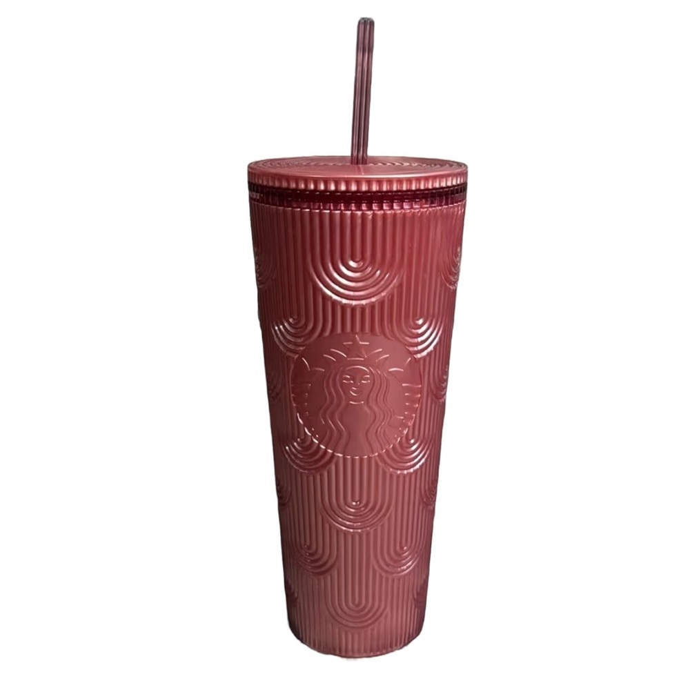 Starbucks Pink Soft Touch Studded Rainbow Tumbler – 24oz – Valentine’s Day 2023 - Picture 3 of 4